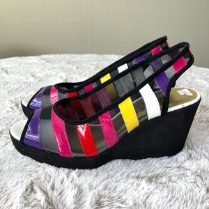 AZUREE Cannes Wedge Heels